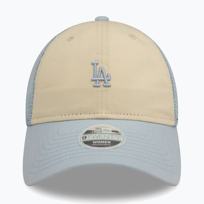 Neue Ära 9Twenty Trucker Los Angeles Dodgers hellbeige Baseballmütze 3