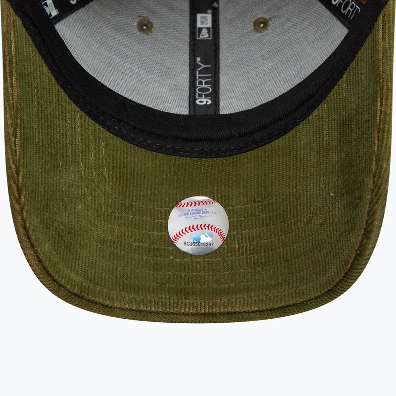 New Era Two Tone Cord 9Forty New York Yankees Baseballmütze dunkelgrün 5