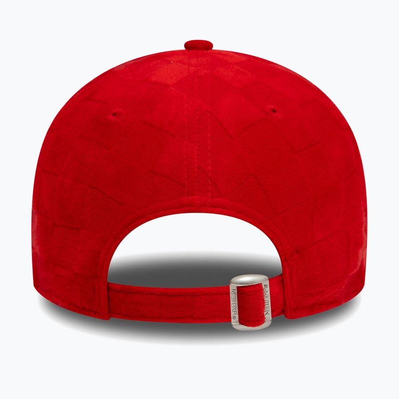 Neue Era Tonal Check 9Forty Chicago Bulls Baseballkappe rot 4