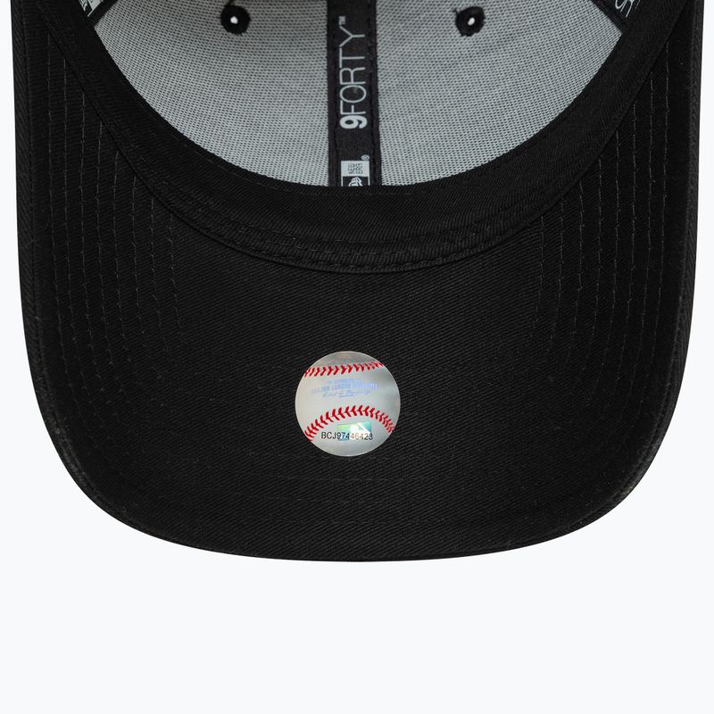 Neue Era Team Outline 9Forty Los Angeles Dodgers Baseballkappe schwarz 5