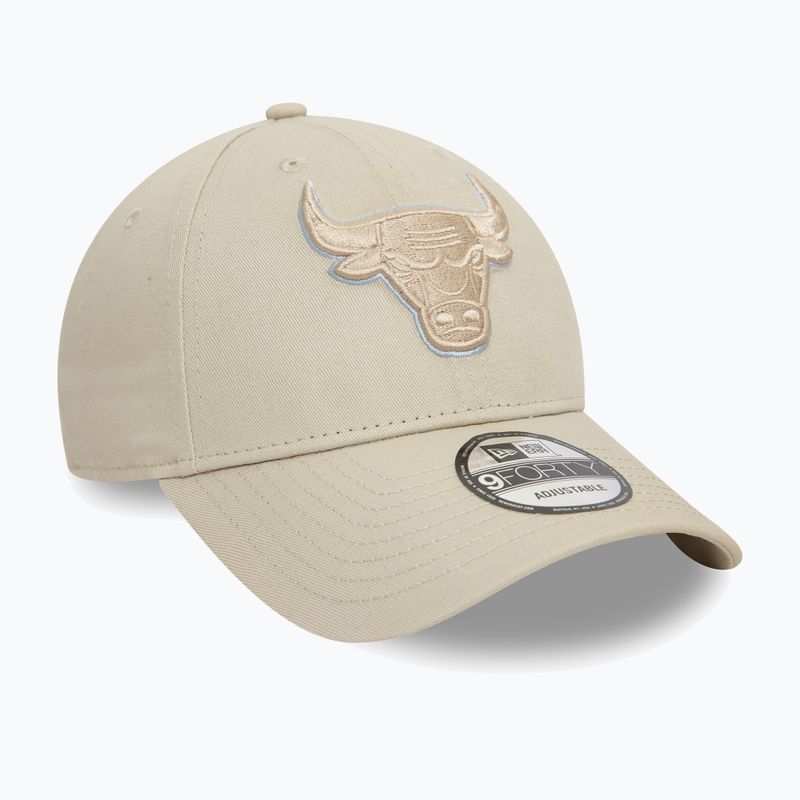 New Era Team Outline 9Forty Bulls hellbeige Baseballkappe