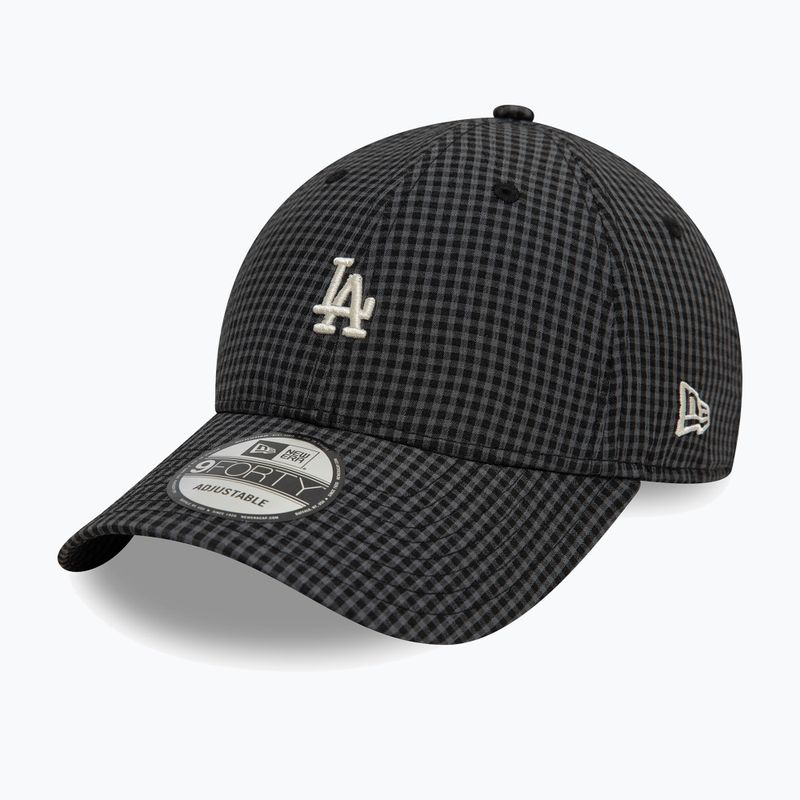 New Era Seersucker 9Forty Los Angeles Dodgers Baseballkappe schwarz 2