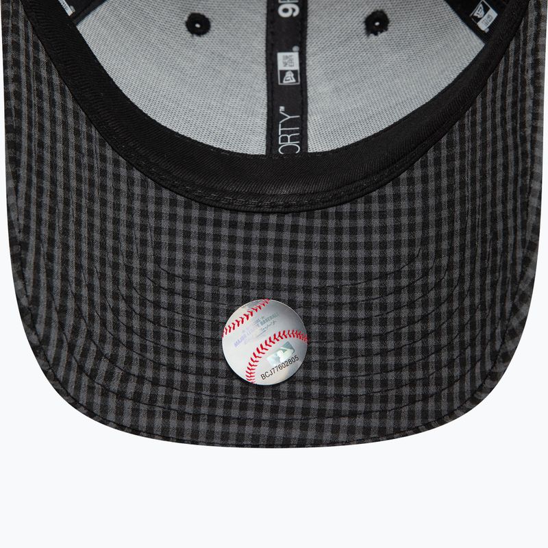 New Era Seersucker 9Forty Los Angeles Dodgers Baseballkappe schwarz 5