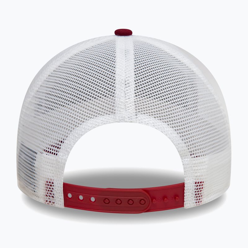 Neue Era NE Vintage Trucker Baseballkappe dunkelrot 4