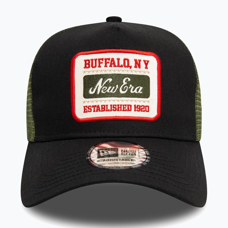 Neue Era NE Patch Trucker Baseballmütze schwarz 3