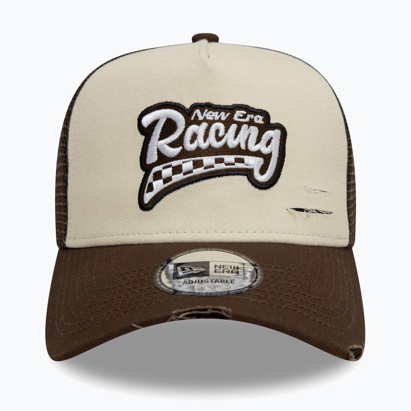Neue Era NE Motorsport Trucker hellbeige Baseballmütze 2