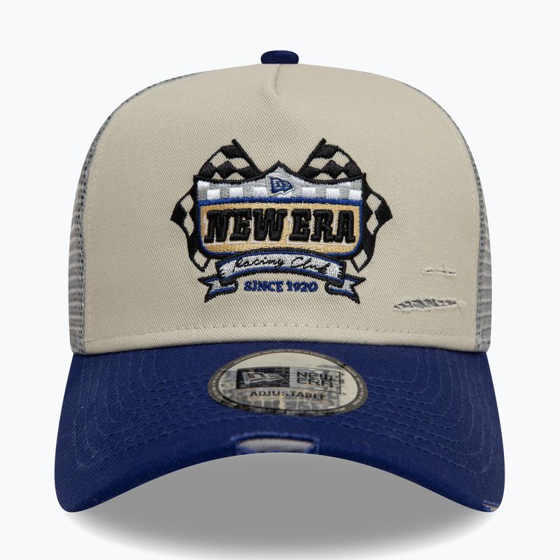 Neue Era NE Motorsport Trucker hellbeige Baseballmütze 2