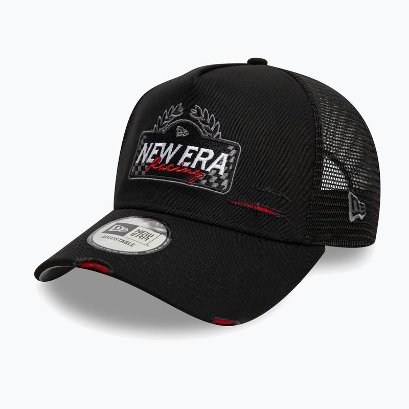Neue Era NE Motorsport Trucker Baseballkappe schwarz 2