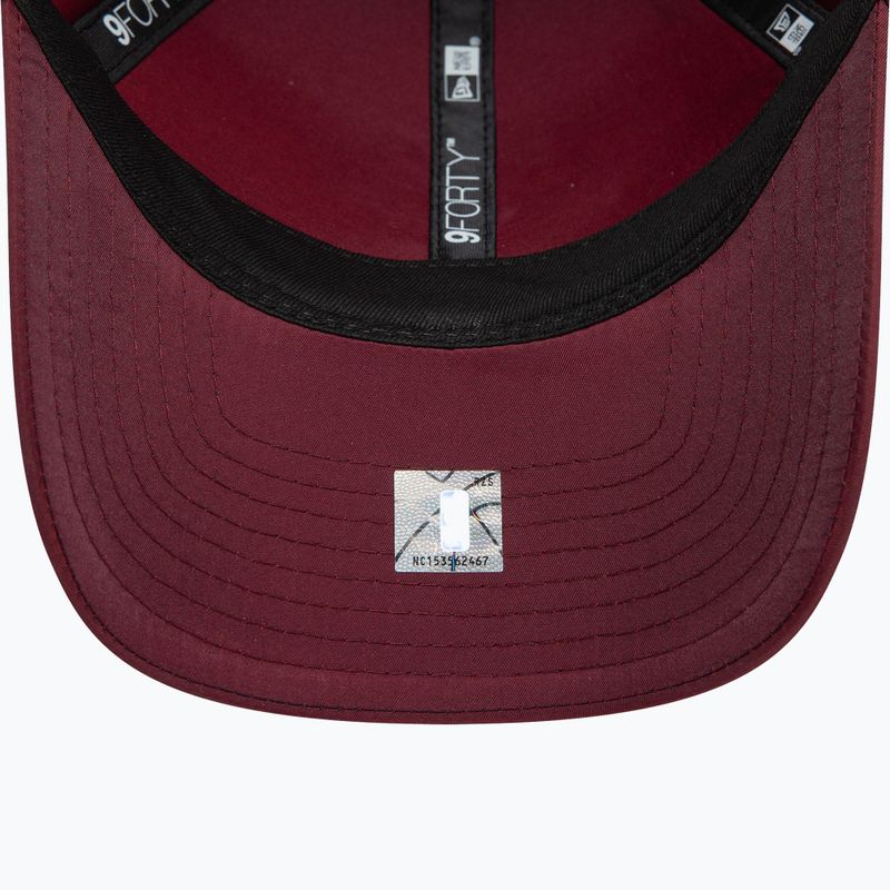 Neue Ära NBA Tech 9Forty Maiami Heat dunkelrot Baseballkappe 5