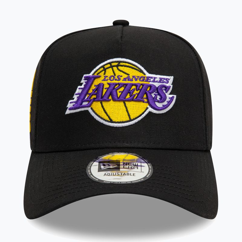 Neue Era NBA Patch Eframe Los Angeles Lakers Baseballmütze schwarz 3