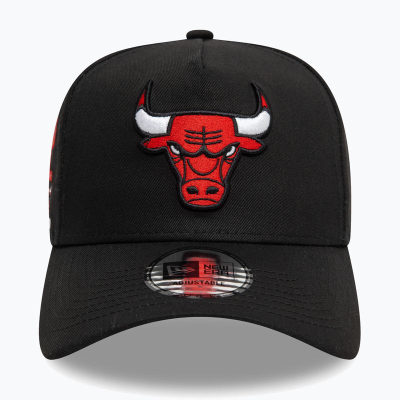 Neue Era NBA Patch Eframe Chicago Bulls Baseballmütze schwarz 2