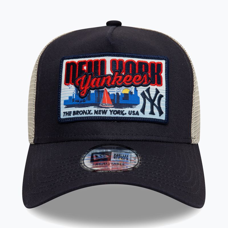 Neue Era MLB Patch Trucker New York Yankees Marine Baseballmütze 2
