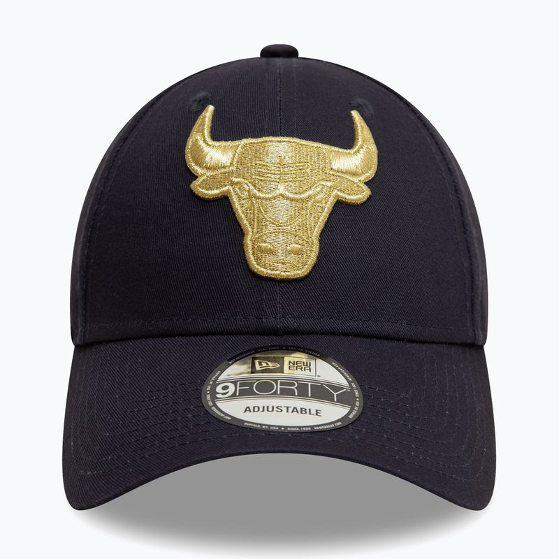 New Era Metallic 9Forty Bulls Baseballkappe navy 2