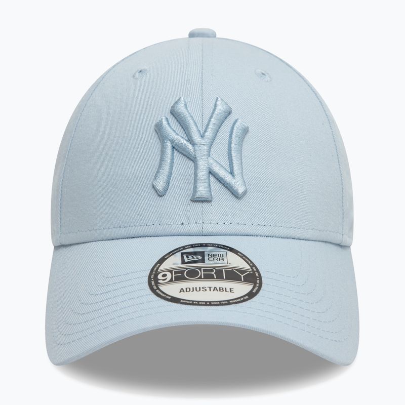 New Era League Essential 9Forty New York Yankees Baseballkappe pastellblau 2