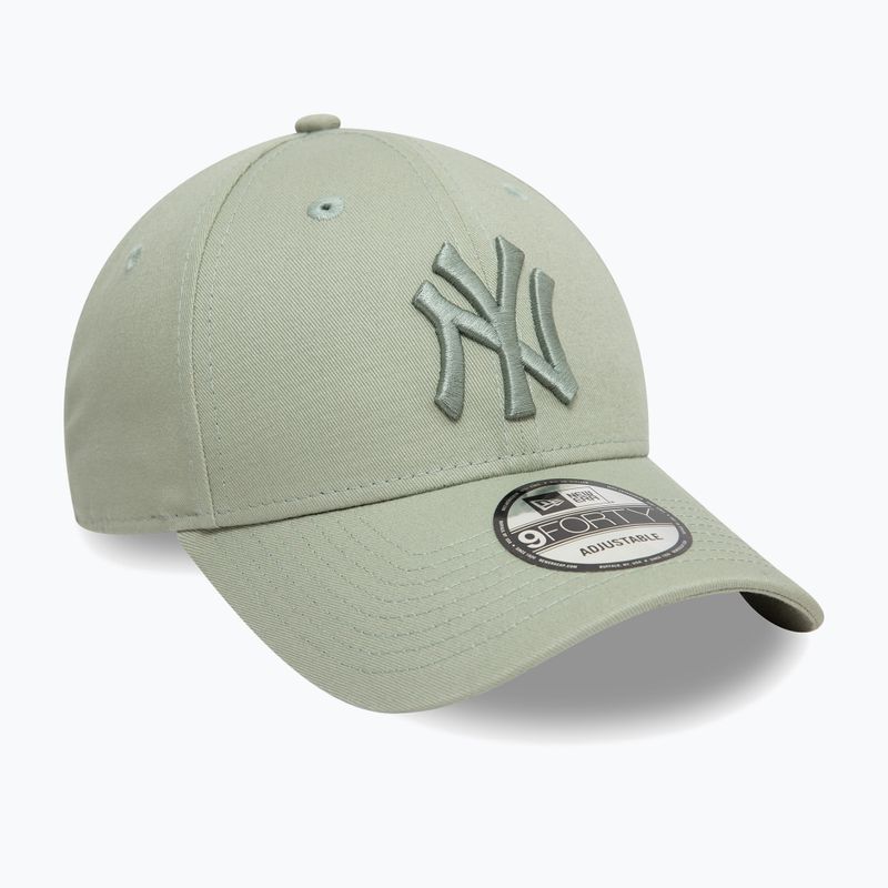 New Era League Essential 9Forty New York Yankees grün Pastell Baseballkappe