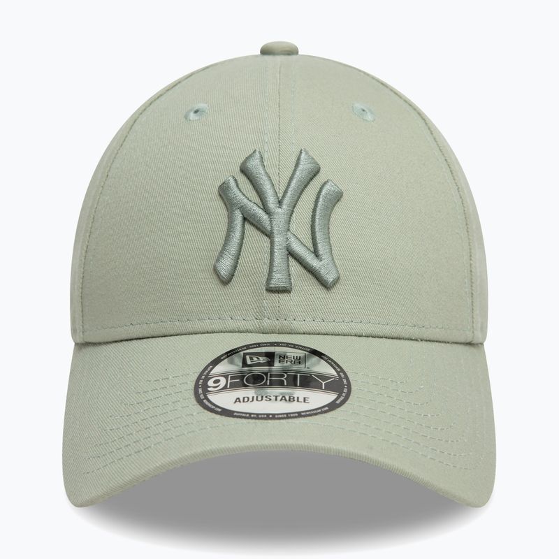 New Era League Essential 9Forty New York Yankees grün Pastell Baseballkappe 2