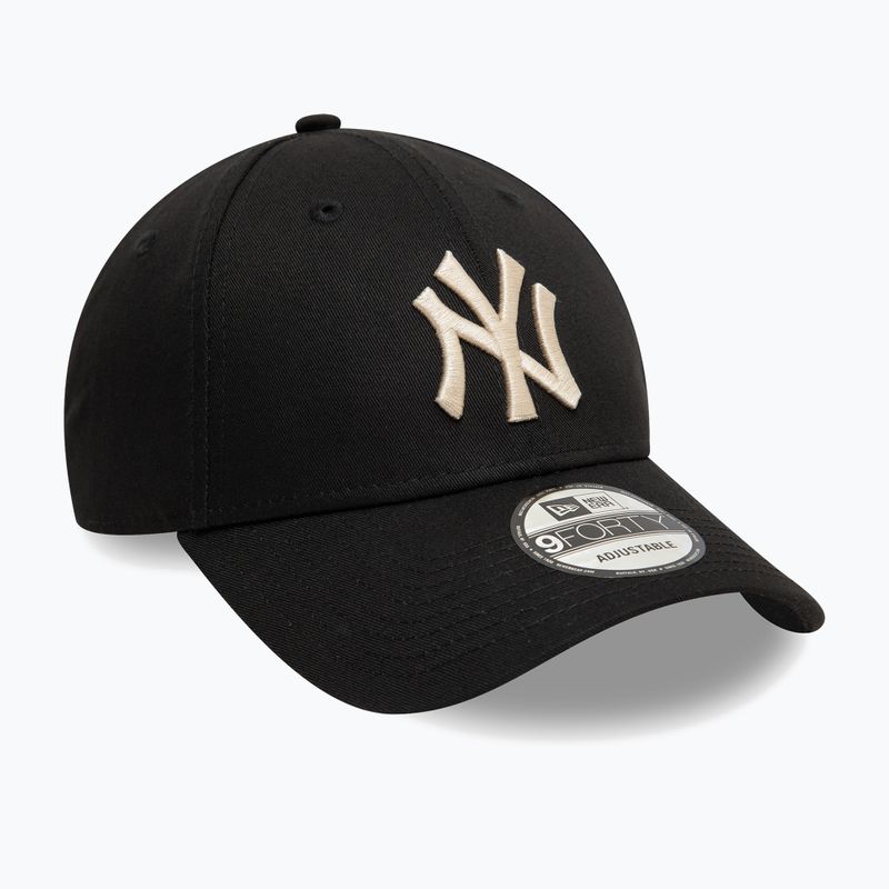 New Era League Essential 9Forty New York Yankees Baseballkappe schwarz