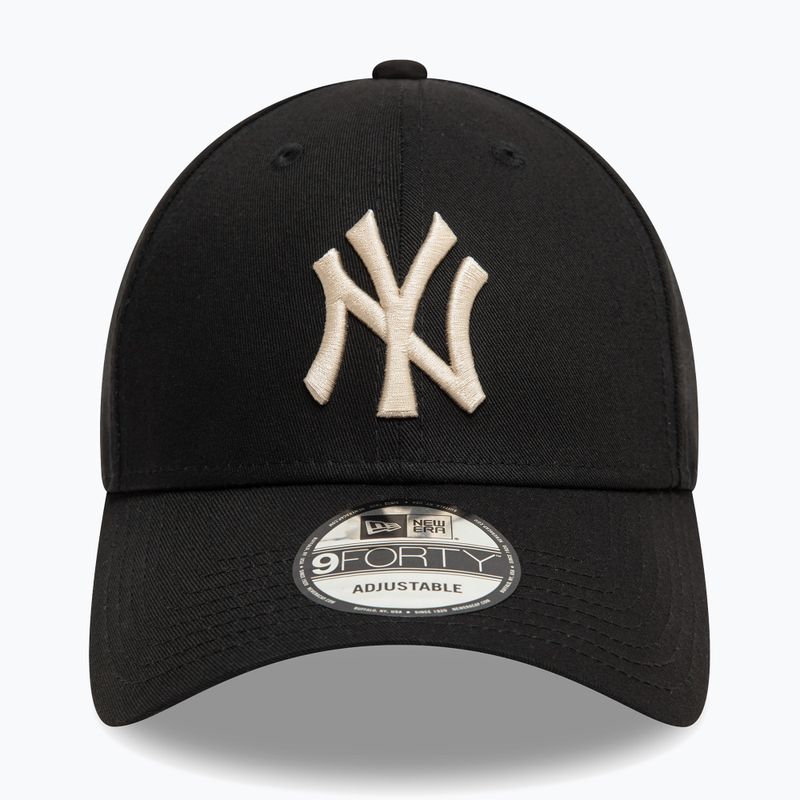 New Era League Essential 9Forty New York Yankees Baseballkappe schwarz 2