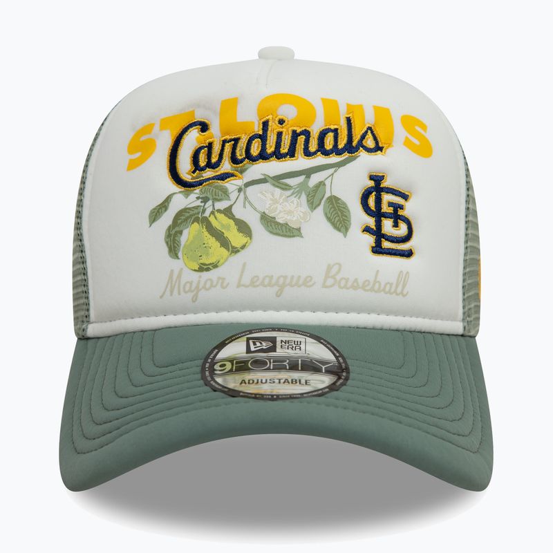 New Era Fruit Graphics Trucker Baseballmütze ST. St. Louis Cardinals grün pastellfarben 2