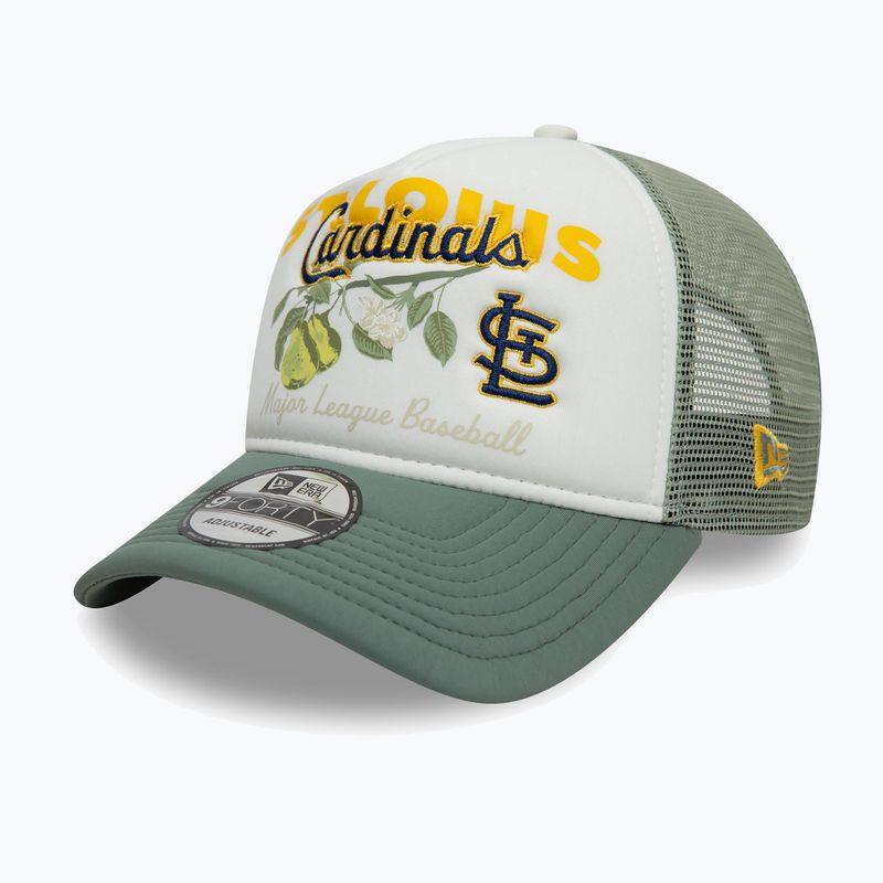 New Era Fruit Graphics Trucker Baseballmütze ST. St. Louis Cardinals grün pastellfarben 3
