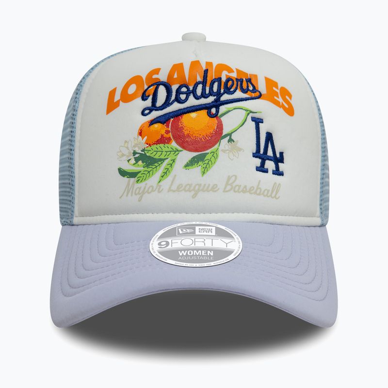 Neue Ära Obst Grafiken Trucker Los Angeles Dodgers Pastell blau Baseballmütze 2