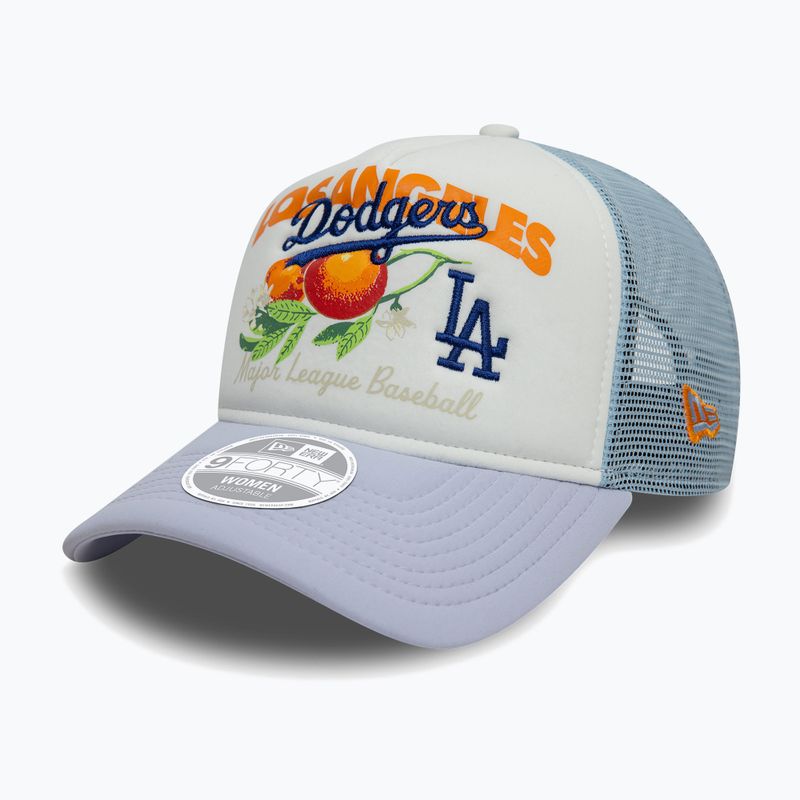 Neue Ära Obst Grafiken Trucker Los Angeles Dodgers Pastell blau Baseballmütze 3