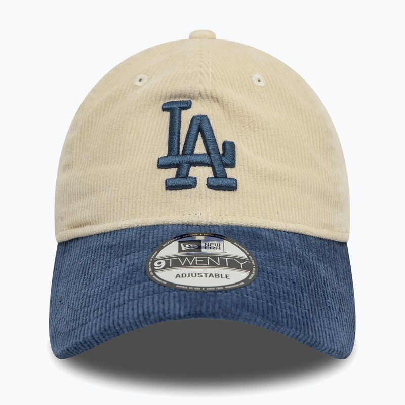 Neue Ära Block Cord 9Twenty Los Angeles Dodgers Baseballmütze hellbeige 3
