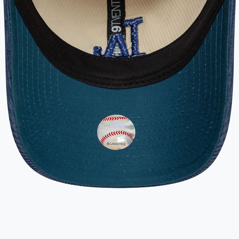 Neue Ära Block Cord 9Twenty Los Angeles Dodgers Baseballmütze hellbeige 5