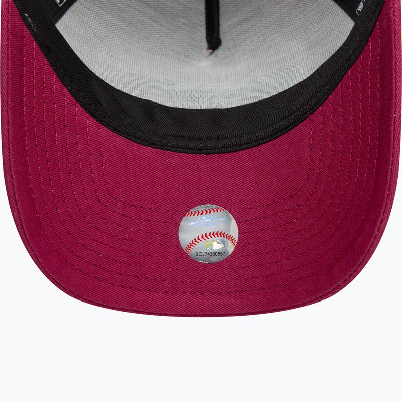 Neue Ära MLB Patch Trucker Los Angeles Dodgers dunkelrot Baseballmütze 5