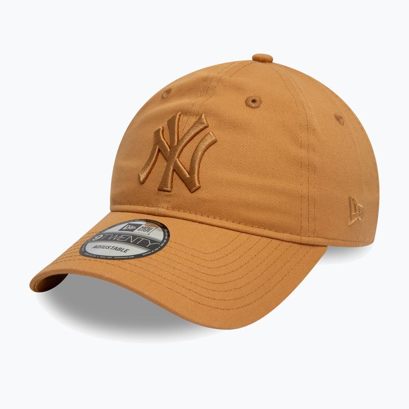 Neue Era Liga wesentliche 920 New York Yankees dunkel beige Baseballmütze 3
