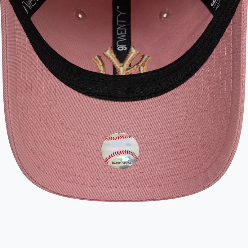 New Era League Essential 920 New York Yankees dunkelrosa Baseballmütze 5