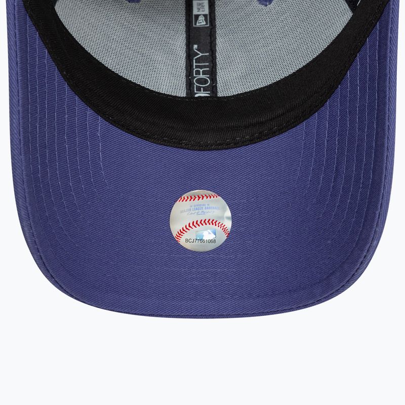 New Era Metallic Logo 9Forty New York Yankees Baseballkappe dunkelblau 5