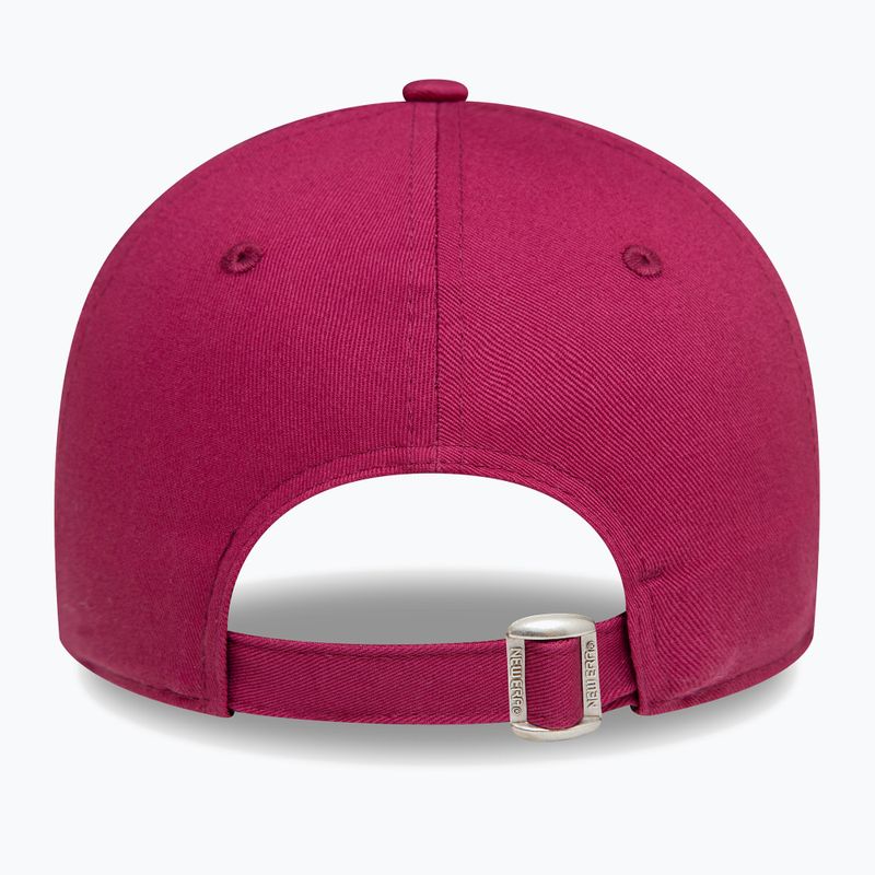 Neue Era Metallic Logo 9Forty Los Angeles Dodgers Baseballkappe dunkelrot 4