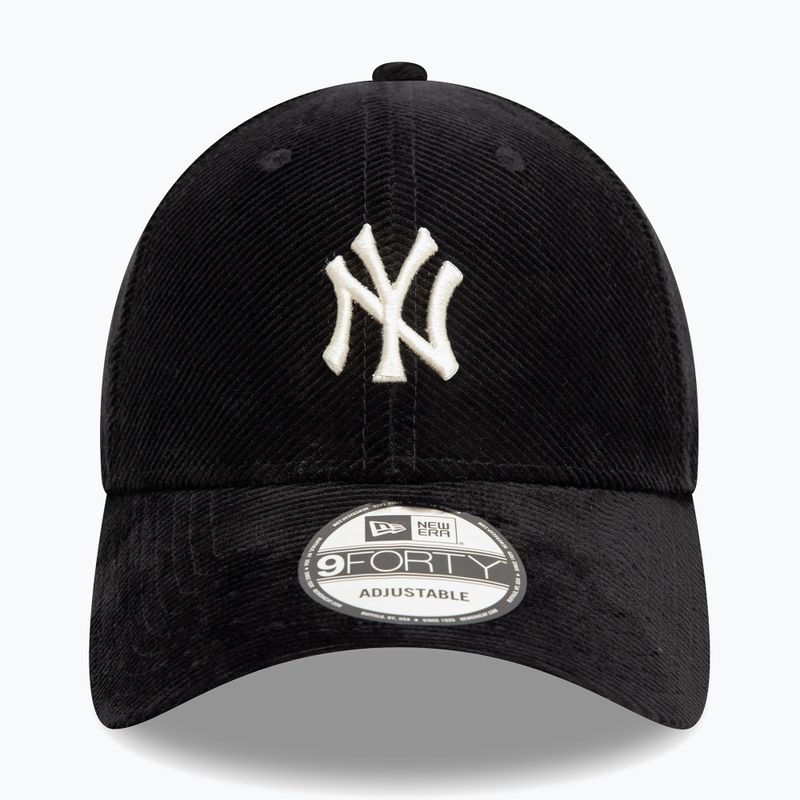 New Era Cord 9Forty New York Yankees Baseballmütze schwarz 2