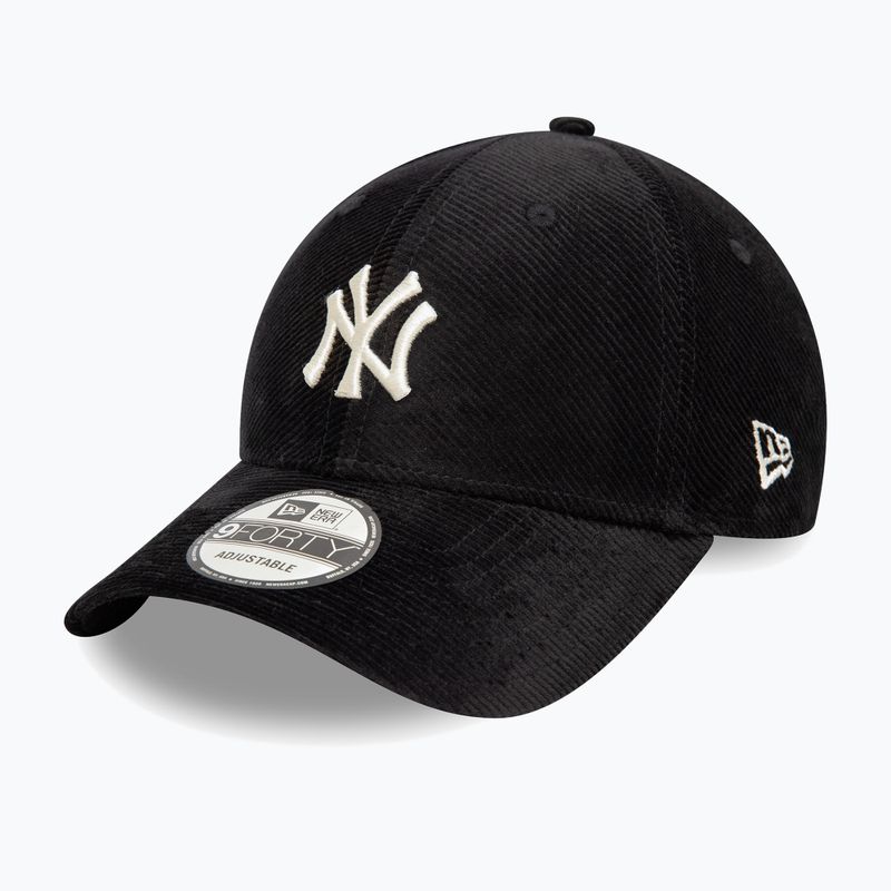 New Era Cord 9Forty New York Yankees Baseballmütze schwarz 3