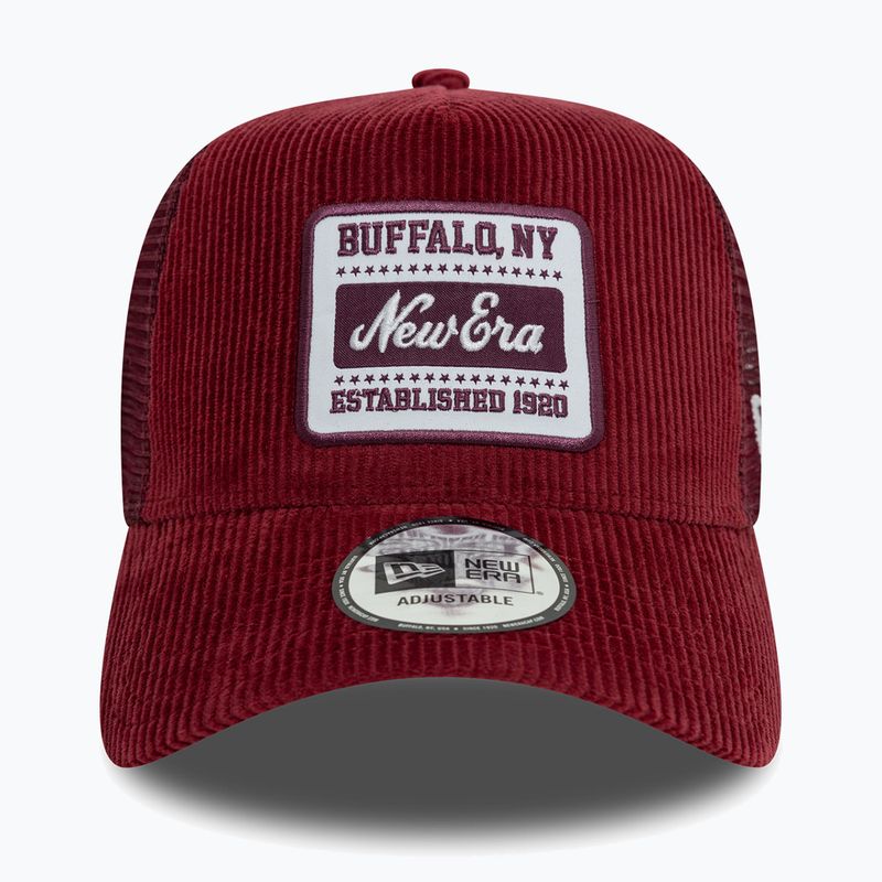 Neue Era NE Patch Cord Trucker dunkelrot Baseballmütze 3