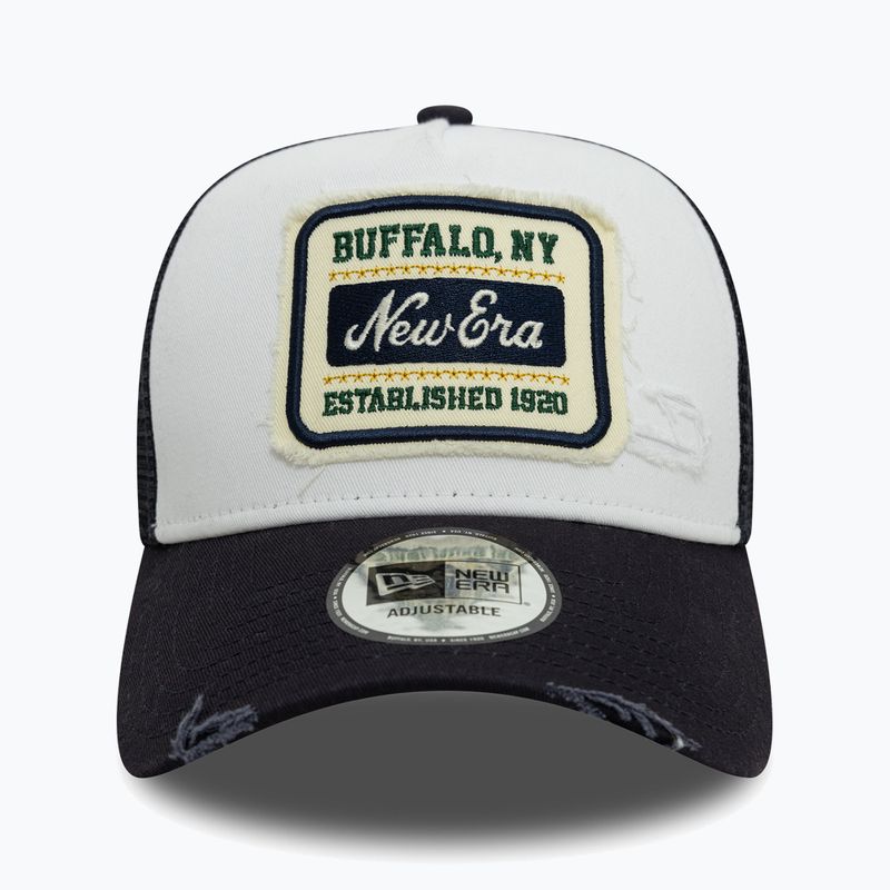 Neue Era NE Patch Distressed Trucker Kappe weiß 2