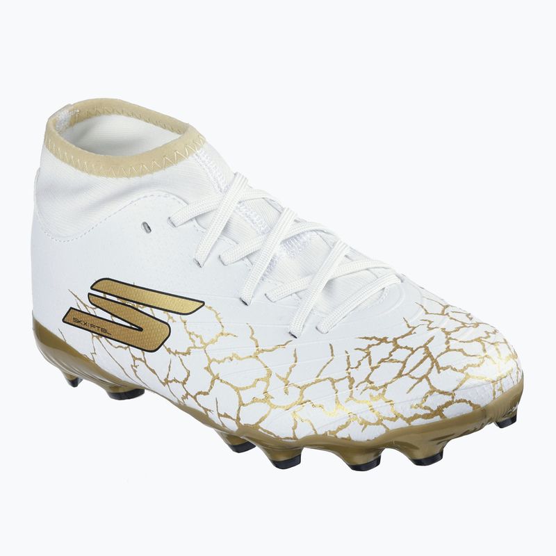 Fußballschuhe Kinder SKECHERS Skx_1.5 High Td Jr FG white/gold 8