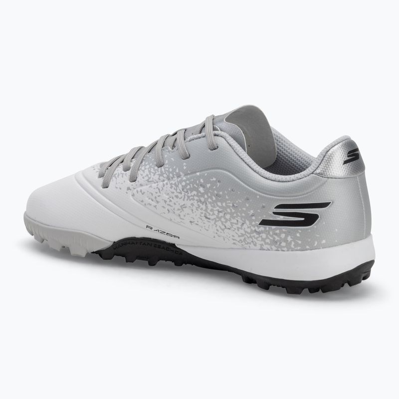 Fußballschuhe Kinder SKECHERS Razor 1.5 Youth Jr TF white/silver 3
