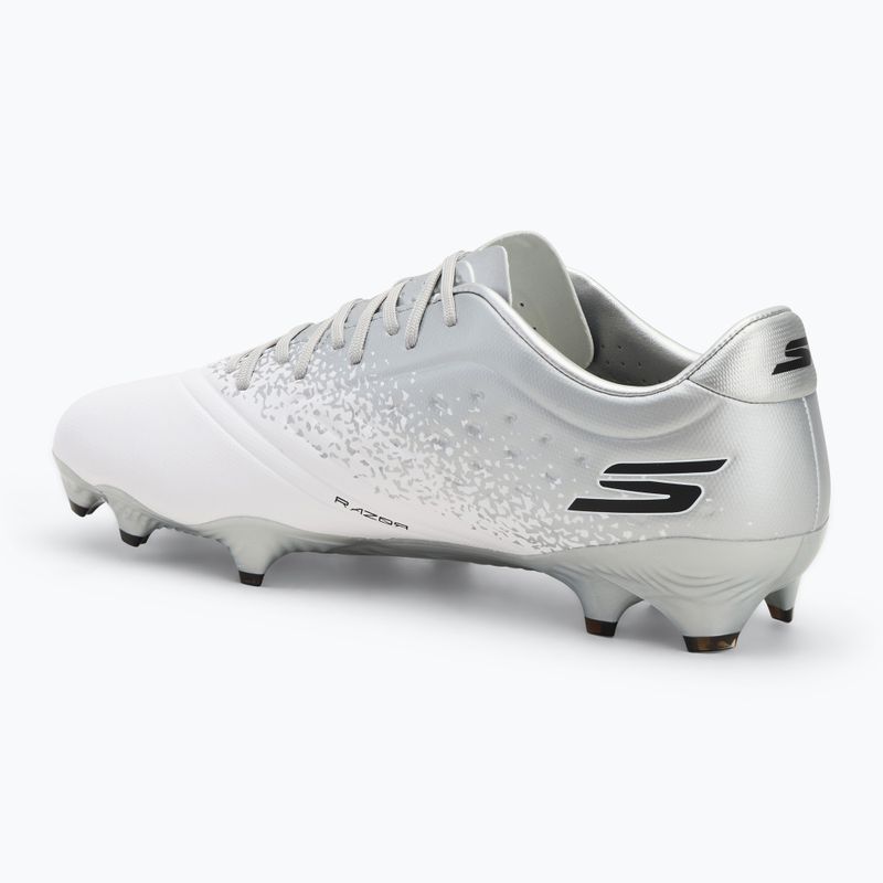 Fußballschuhe Herren SKECHERS Razor 1.5 Academy FG white/silver 3