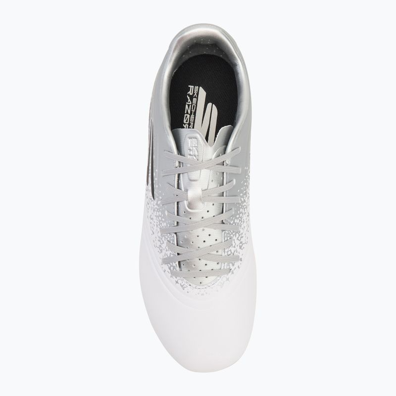Fußballschuhe Herren SKECHERS Razor 1.5 Academy FG white/silver 5