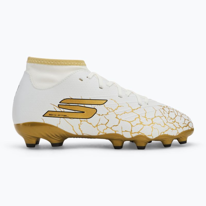 Fußballschuhe Kinder SKECHERS Skx 1.5 Youth High Jr FG white/gold 2