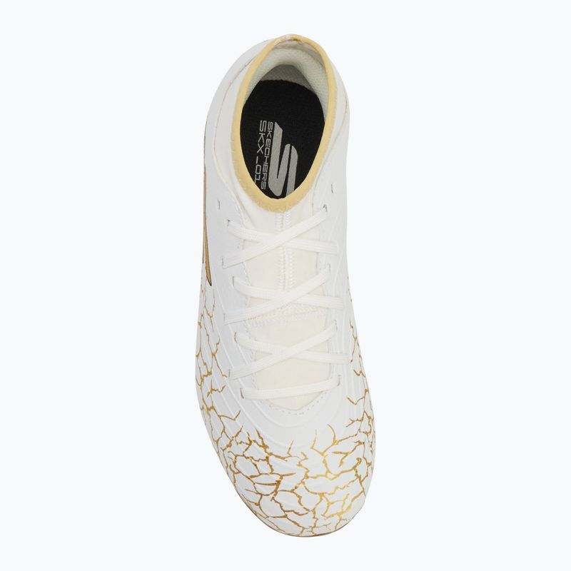 Fußballschuhe Kinder SKECHERS Skx 1.5 Youth High Jr FG white/gold 5