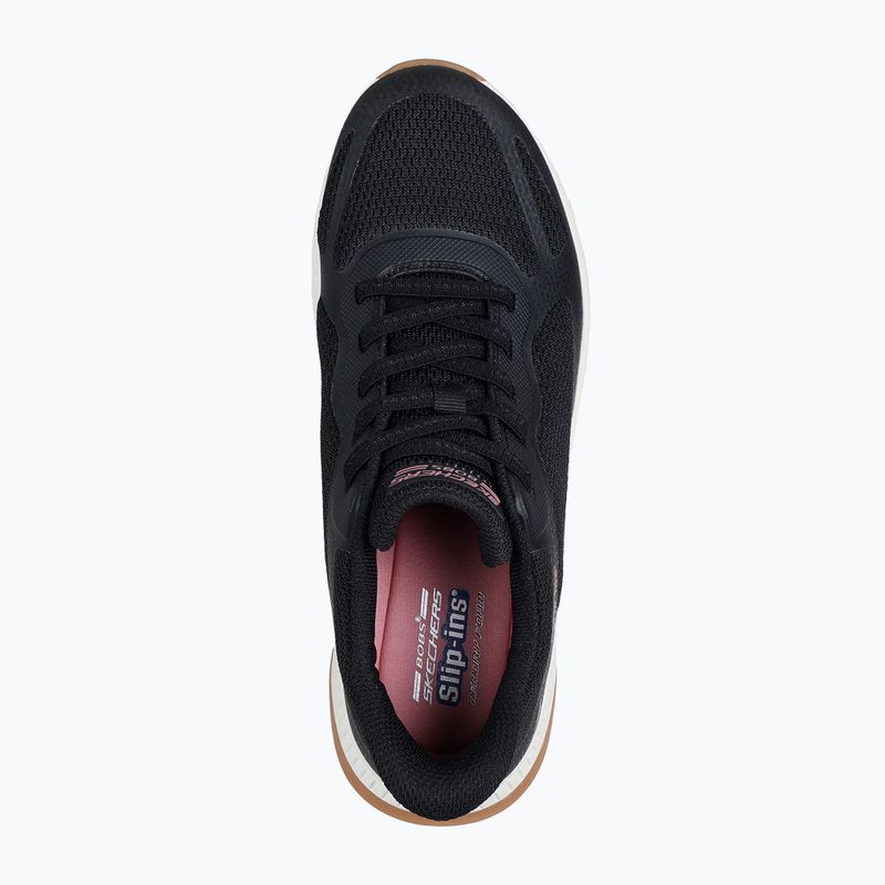 Schuhe Damen SKECHERS Bobs Squad 4 Staple Look black 6