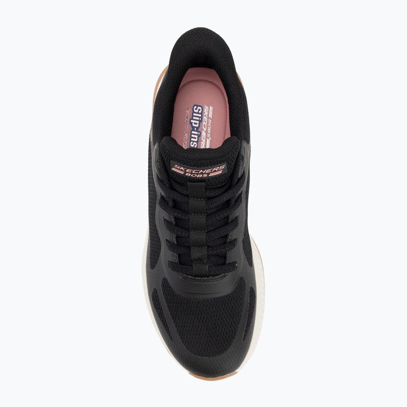 Schuhe Damen SKECHERS Bobs Squad 4 Staple Look black 5