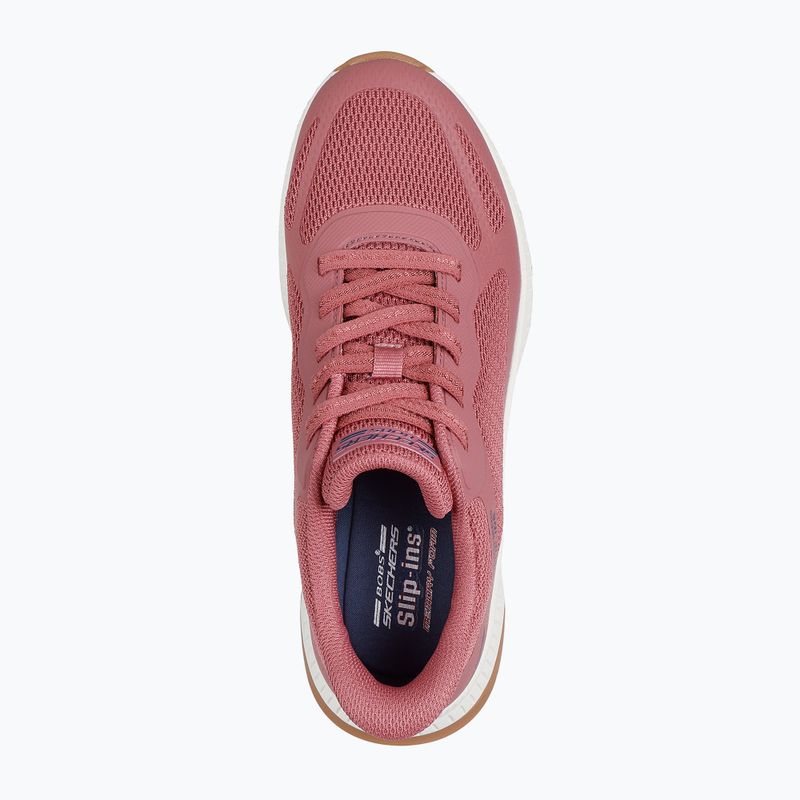 Schuhe Damen SKECHERS Bobs Squad 4 Staple Look rose 5