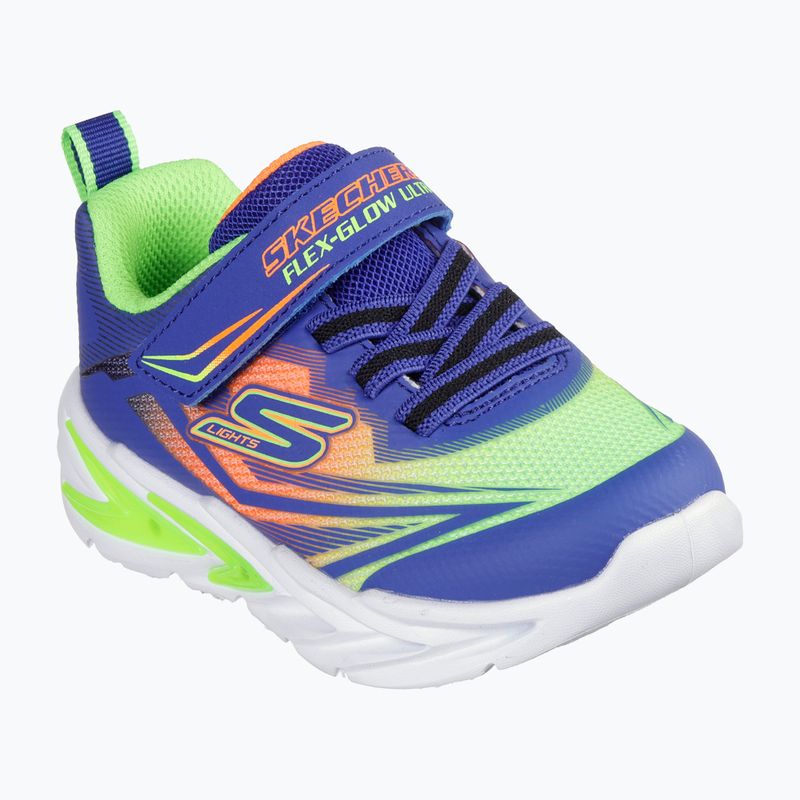 Kinderschuhe SKECHERS Flex-Glow Ultra blue/mint 9