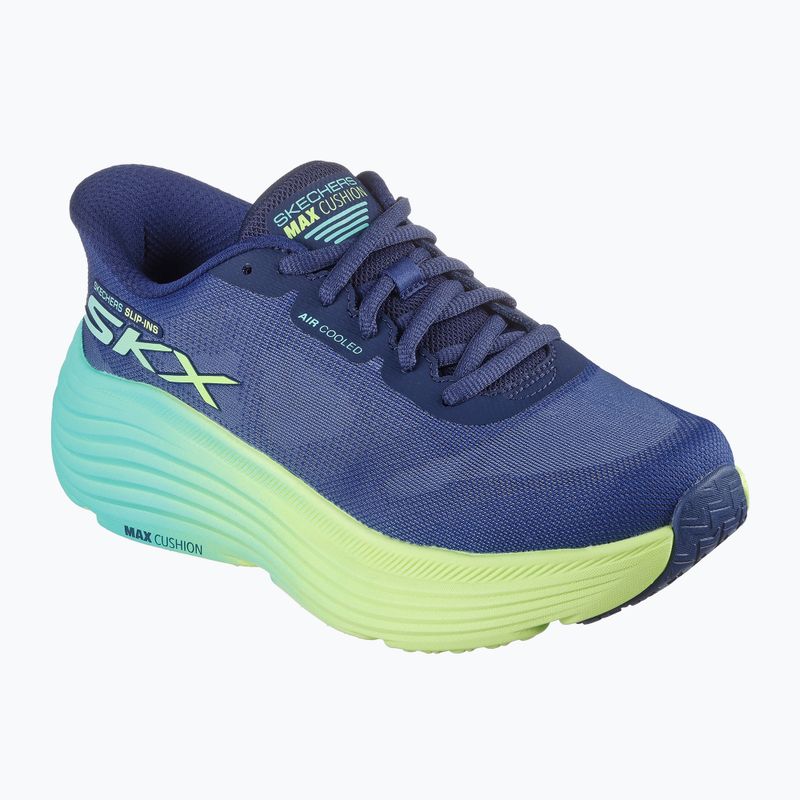 Laufschuhe Herren Damen SKECHERS Max Cushioning Endeavour Hallandale navy/lime