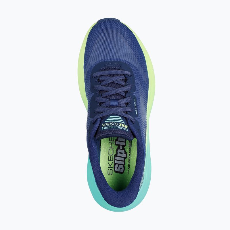 Laufschuhe Herren Damen SKECHERS Max Cushioning Endeavour Hallandale navy/lime 5