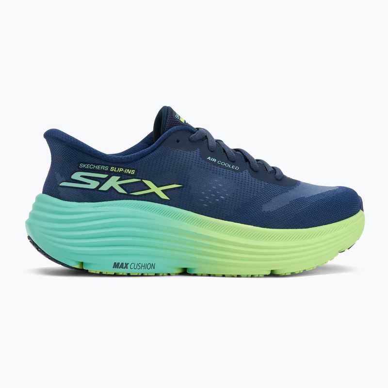Laufschuhe Herren Damen SKECHERS Max Cushioning Endeavour Hallandale navy/lime 2